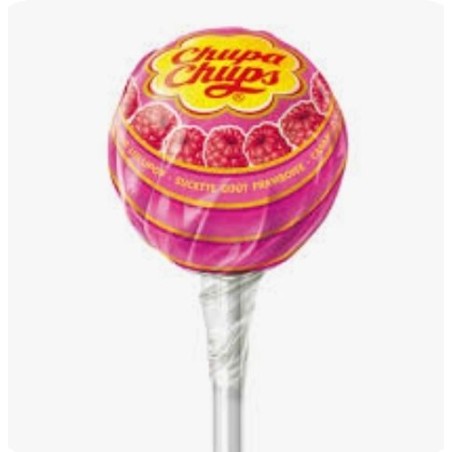 Sucette chupa chups framboise