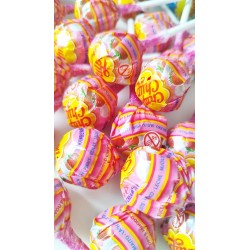 Sucette chupa chips crème fraise