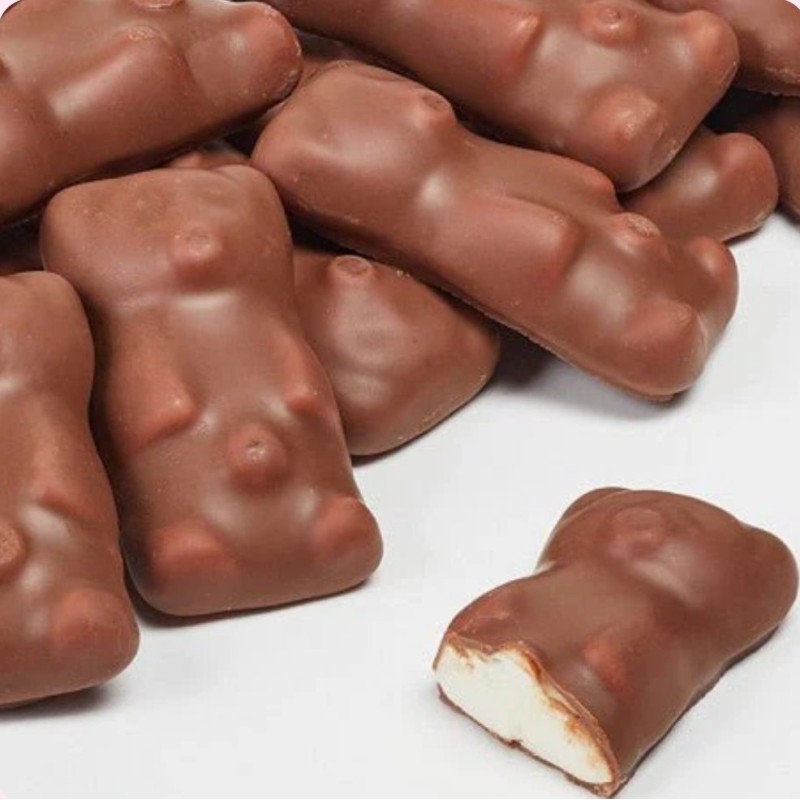 Ourson Guimauve Chocolat au Lait Lutti