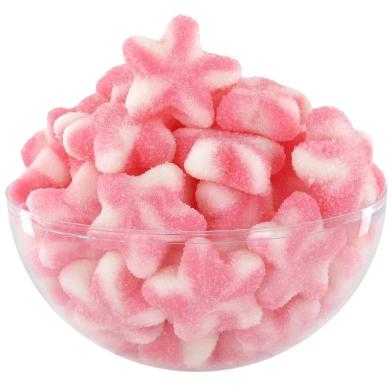 Etoile twist fraises sucré