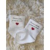 Chaussette bébé papi mamie