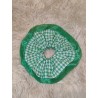 Chouchou  carreaux vert XL