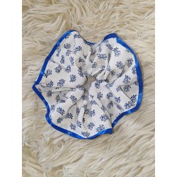 Chouchou liseré bleu