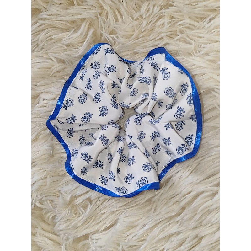 Chouchou liseré bleu