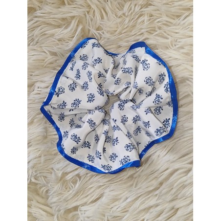 Chouchou liseré bleu