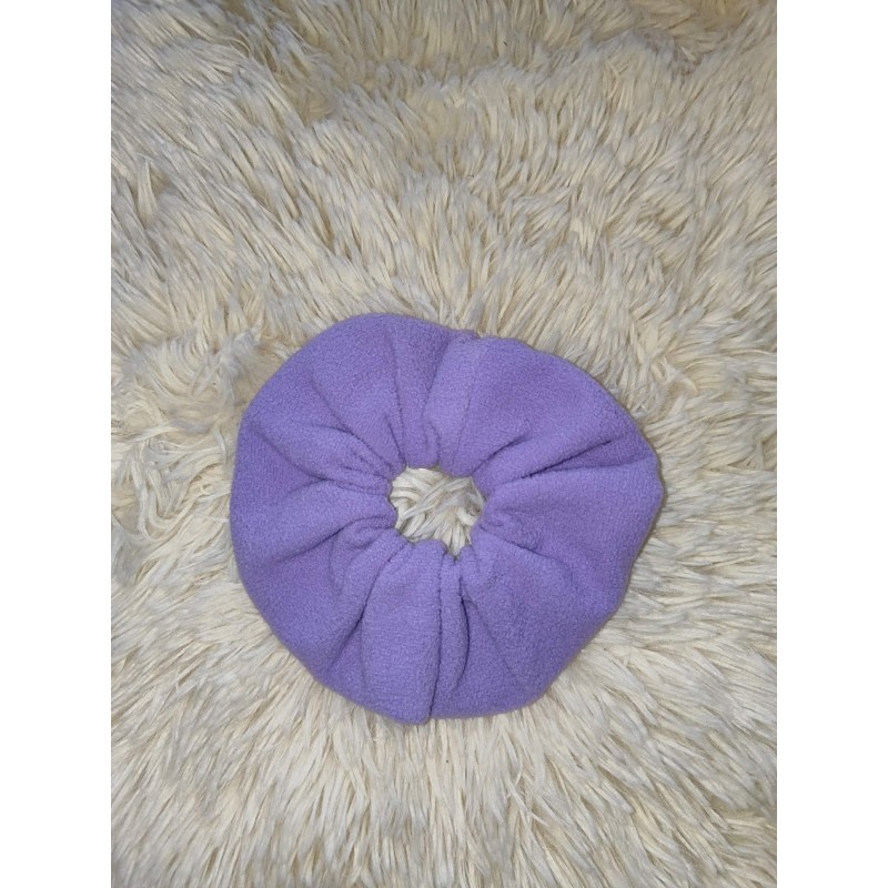 Chouchou polaire violet