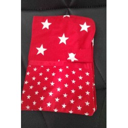 Protège carnet de santé rouge