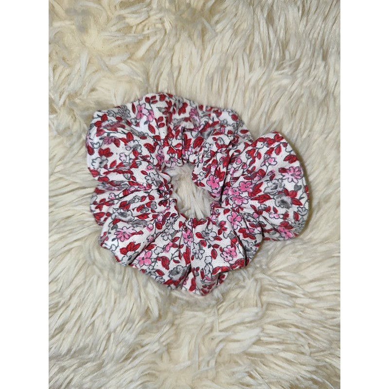 Chouchou liberty rose rouge