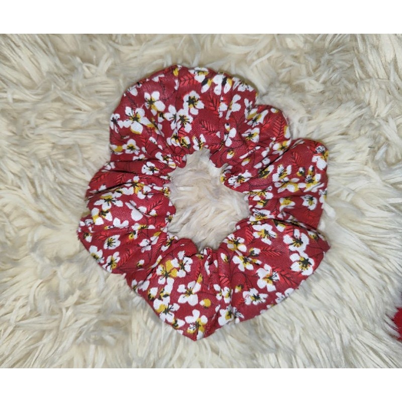 Chouchou liberty rouge