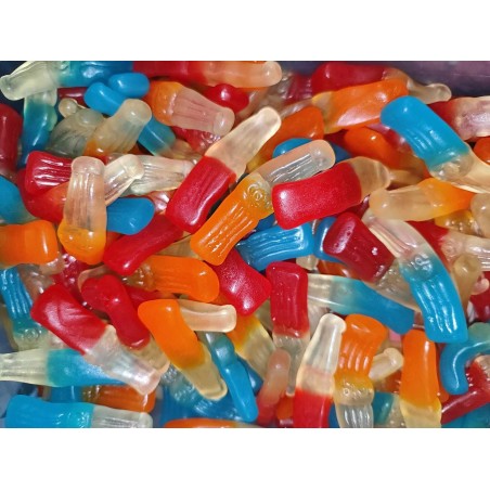 Bouteille multicolore lisse Halal