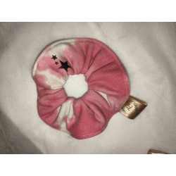 chouchou rose marbré etoile