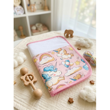 Protège carnet de santé licorne